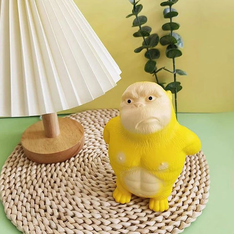 Dailystuff Big Giant Orangutan Squishy Fidget Toy – Funny Elastic Gorilla Stress Relief Toy & Prank Gift Home Decor